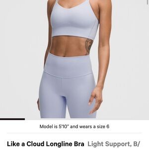Lululemon Like a Cloud Longline Bra